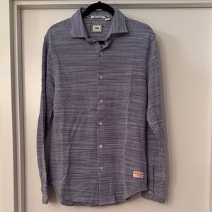 NWOT Scotch & Soda Men's Casual Blue Button Down Shirt.

Never worn